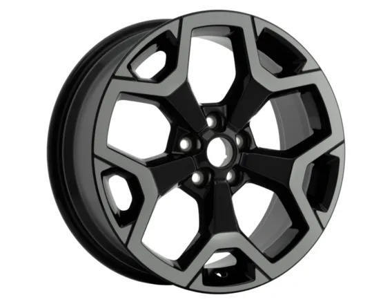 JANTE EN ALLIAGE 18" MODÈLE À 5 BRANCHES EN Y, MACHINED ABSOLUTE BLACK FORD
