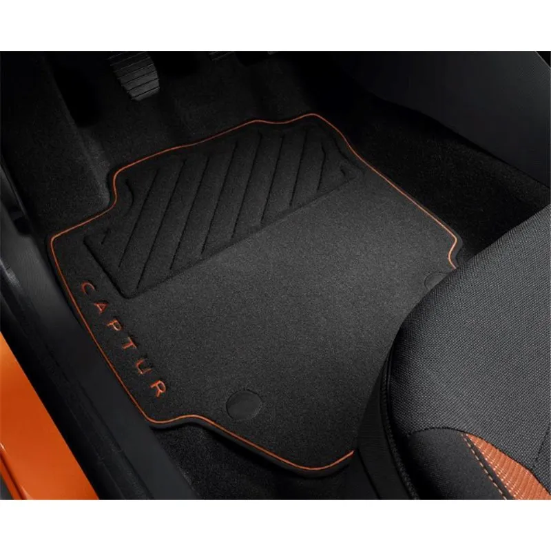 TAPIS DE SOL TEXTILE PREMIUM - GANSE ORANGE - CAPTUR PHASE 1 RENAULT