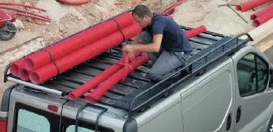 CHEMIN DE TOIT ALUMINIUM VU NISSAN