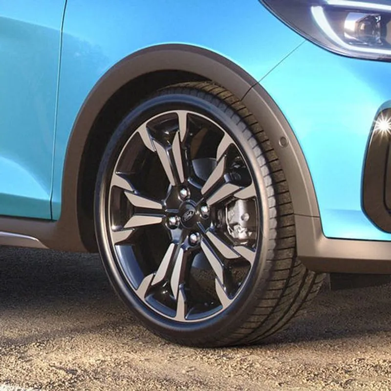 FIESTA JANTE EN ALLIAGE 18 MODÈLE À 5 X 2 BRANCHES NOIR USINÉ 2022 FORD