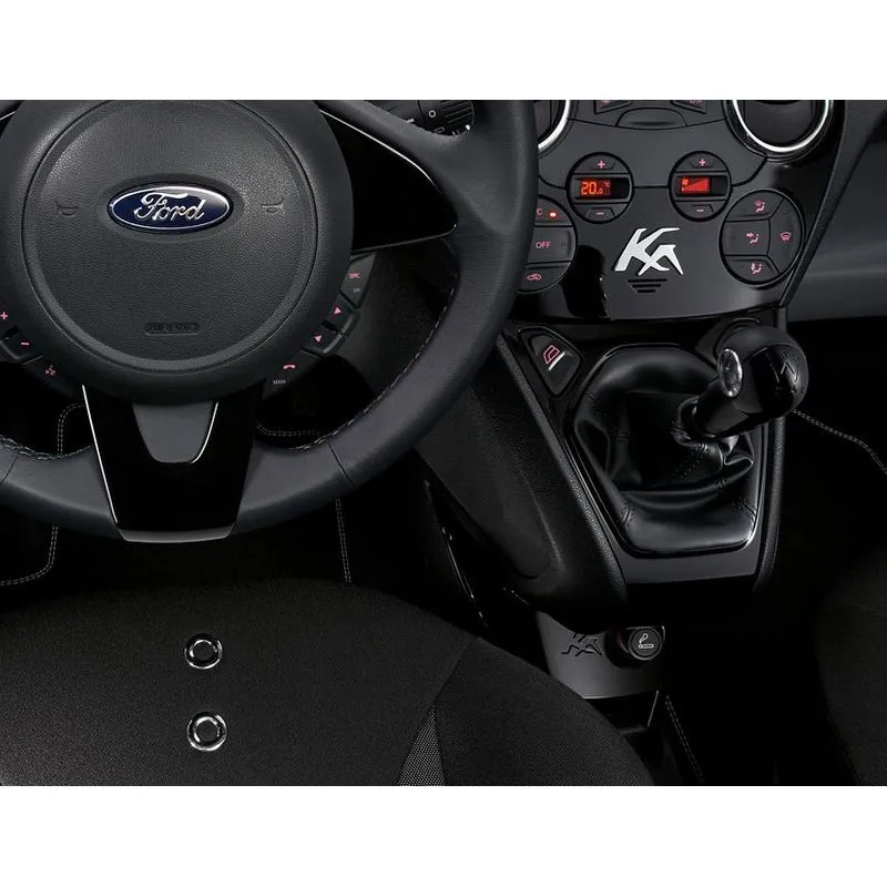 KA FILET DE RANGEMENT DE CONSOLE CENTRALE NOIR LAQUÉ 2008-2016 FORD