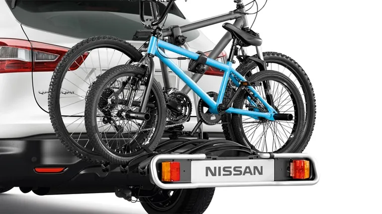 PORTE-VÉLOS (3 VÉLOS) SUR ATTELAGE 7 BROCHES PLIABLE NISSAN