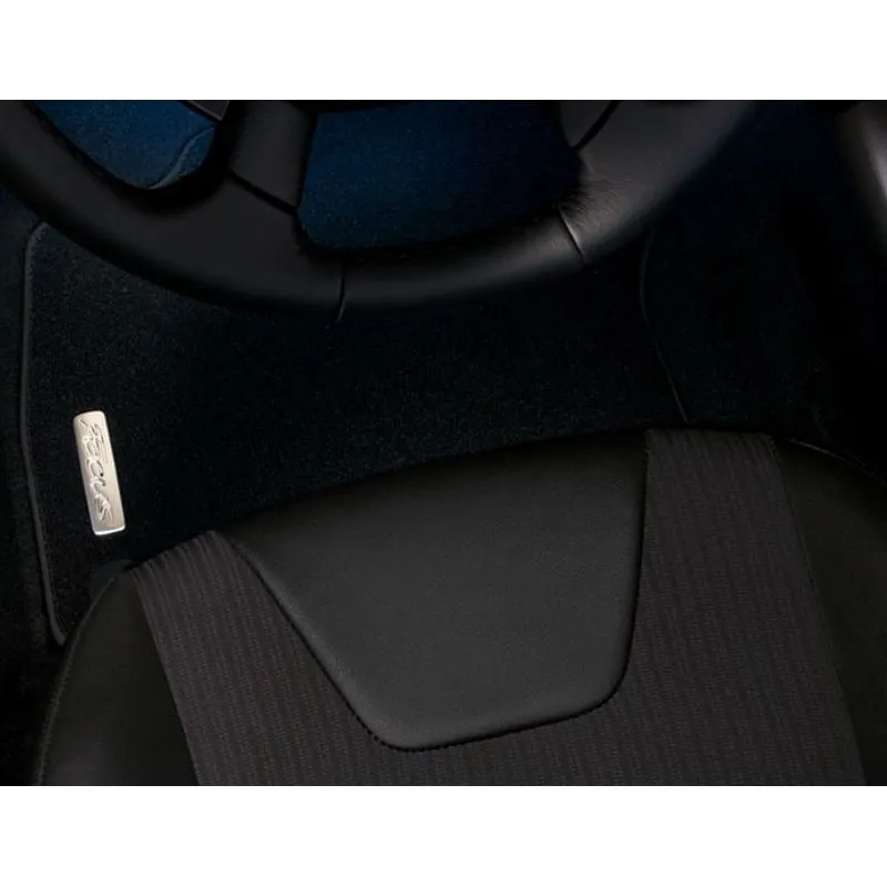 TAPIS DE SOL EN VELOURS AVANT NOIR FORD