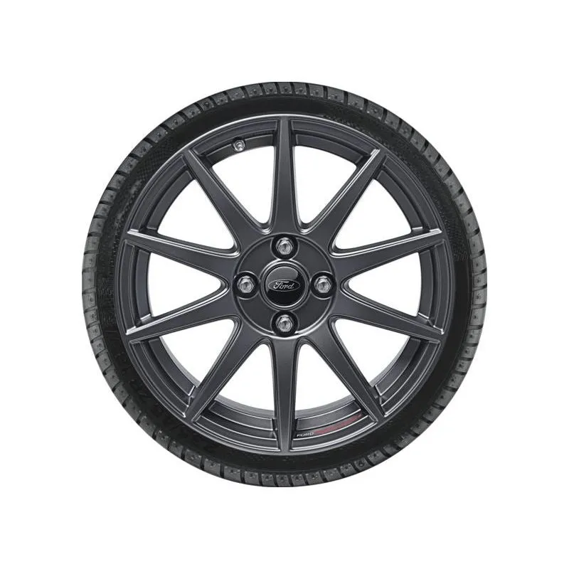 ROUE COMPLÈTE HIVER ALLIAGE 17 MODÈLE À 10 BRANCHES MAGNETITE MATTE FORD PERFORMANCE