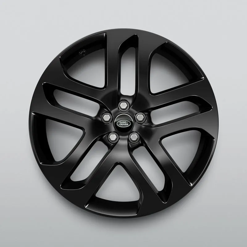 JANTE EN ALLIAGE - 21 À 5 BRANCHES DOUBLES « STYLE 5078 » FINITION GLOSS BLACK LAND ROVER