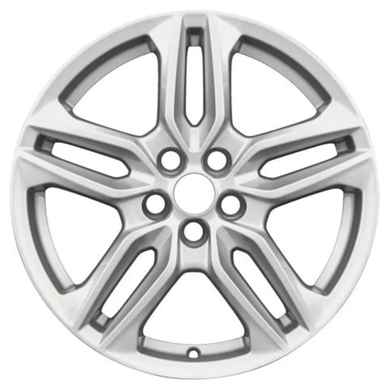 JANTE EN ALLIAGE 18 MODÈLE 5 X 2 BRANCHES ARGENT BRILLANT FORD