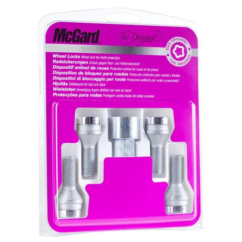 4 VIS ANTIVOL SU MCGARD M12X1.25/ 60°/ LONG. 25.6MM/ Ø19MM