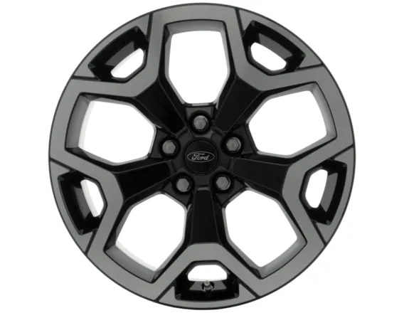 JANTE EN ALLIAGE 18" MODÈLE À 5 BRANCHES EN Y, MACHINED ABSOLUTE BLACK FORD