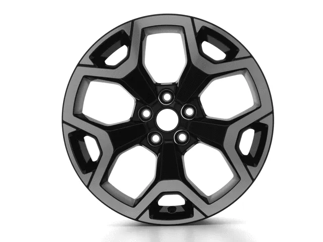 JANTE EN ALLIAGE 18" MODÈLE À 5 BRANCHES EN Y, MACHINED ABSOLUTE BLACK FORD