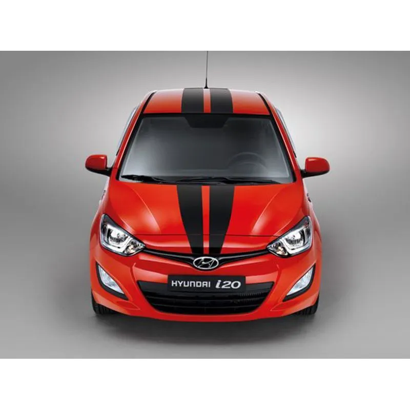 DÉCALCOMANIES BANDES NOIRES DE COURSE HYUNDAI