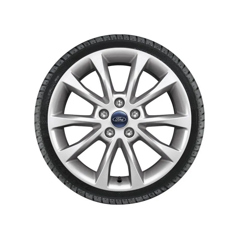MONDEO ROUE COMPLÈTE HIVER ALLIAGE 17 MODÈLE À 5 X 2 BRANCHES ARGENT 2019 FORD