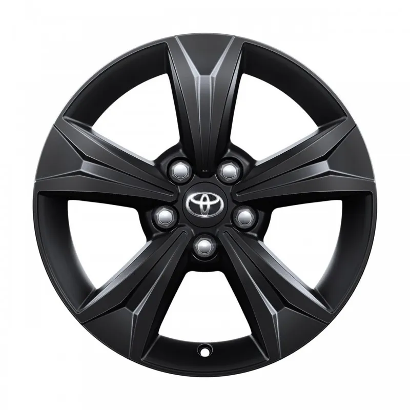 JANTE ALLIAGE 17'' - 5 BRANCHES NOIR MAT - À L'UNITÉ - C-HR 2016 / C-HR 2019 TOYOTA