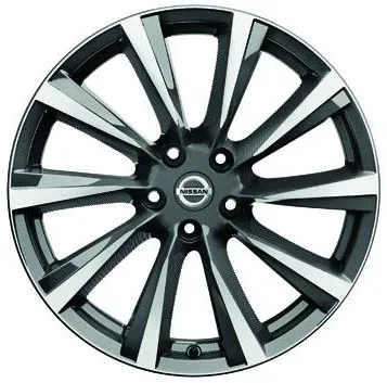 JANTE ALLIAGE 19" WIND GRIS SQUALE DIAMOND CUT AVEC CAPSULE CENTRALE INTÉGRÉE NISSAN