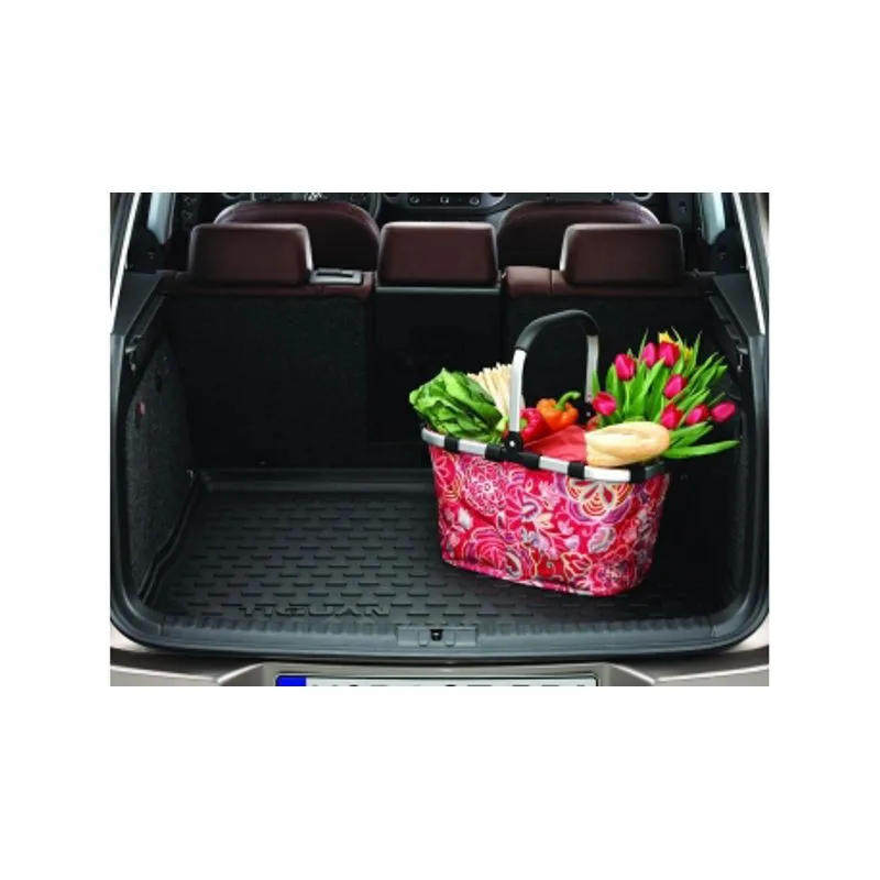 TAPIS DE COFFRE RIGIDE MATIÈRE PLASTIQUE POUR PLANCHER BAS TIGUAN GP VW