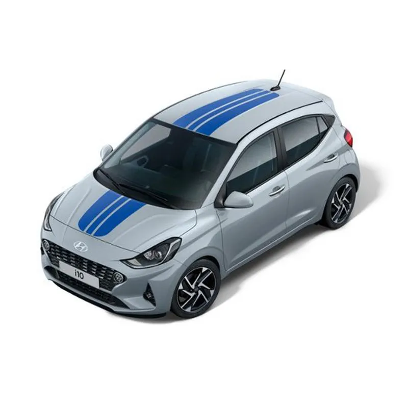 DÉCALCOMANIES BANDES DE COURSE BLEU MARINE HYUNDAI