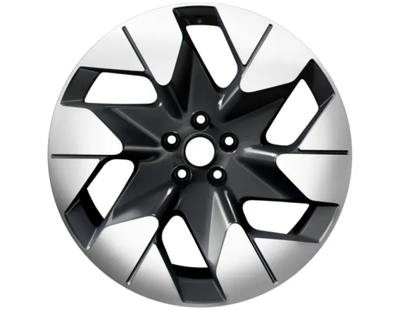 JANTE EN ALLIAGE 20" ARRIÈRE, MODÈLE À 6 BRANCHES, MAGNETIC ET BRIGHT MACHINED FORD