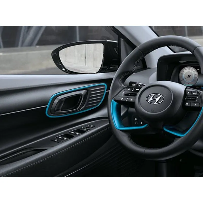 GARNITURES DE POIGNÉE DE PORTE AQUA TURQUOISE HYUNDAI