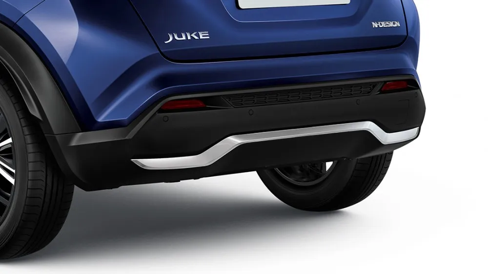 INSERT DE BOUCLIER ARRIÈRE GRIS ARGENT NISSAN