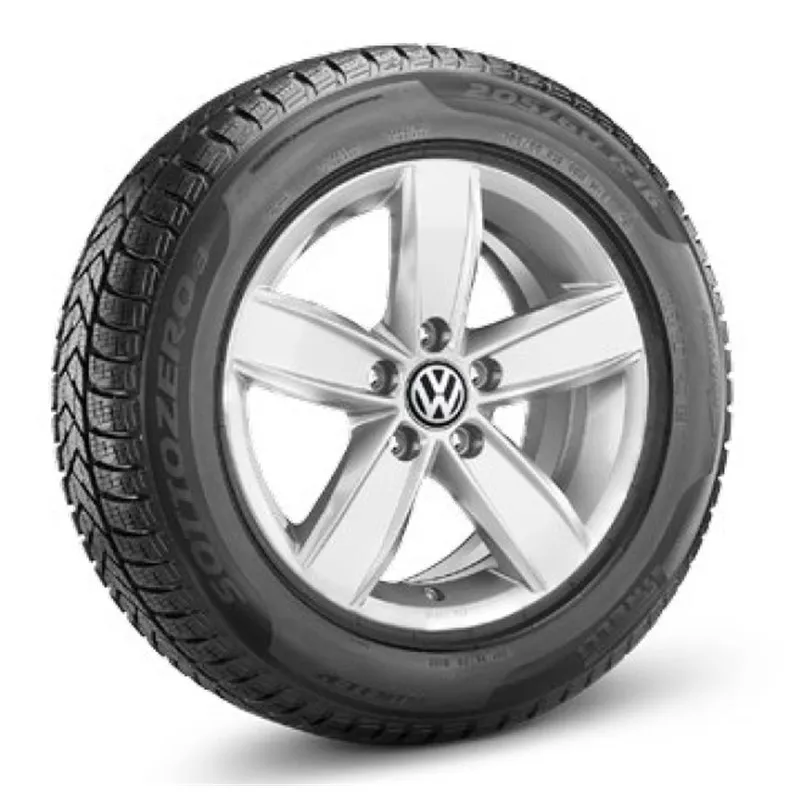 PACK HIVER 4 ROUES COMPLÈTES CORVARA POUR POLO VW