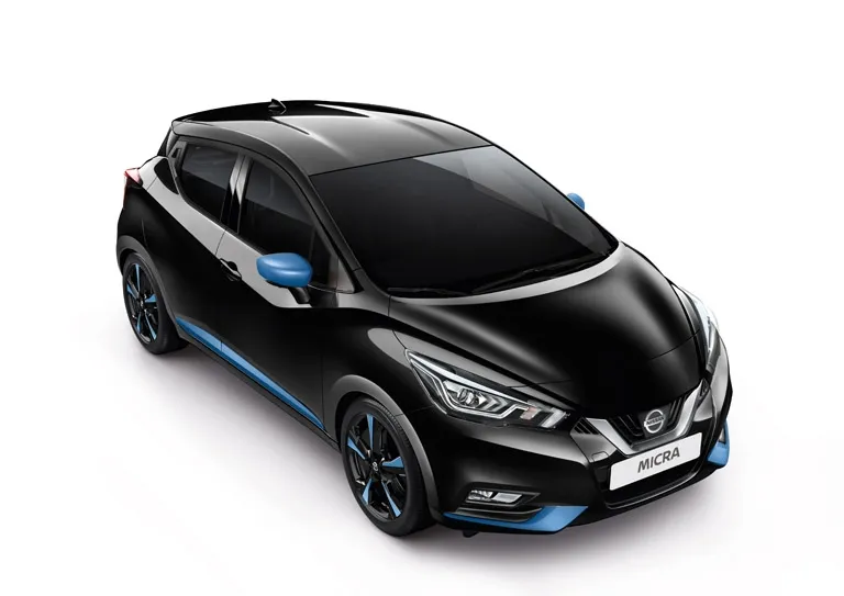 BAGUETTES LATÉRALES BLEU ELECTRIQUE NISSAN