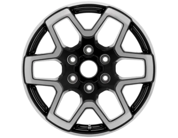 JANTE EN ALLIAGE 18" MODÈLE À 6 X 2 BRANCHES, BLACK MACHINED FORD