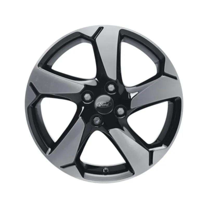 JANTE EN ALLIAGE 17" MODÈLE 5 BRANCHES, NOIR ABSOLU FORD