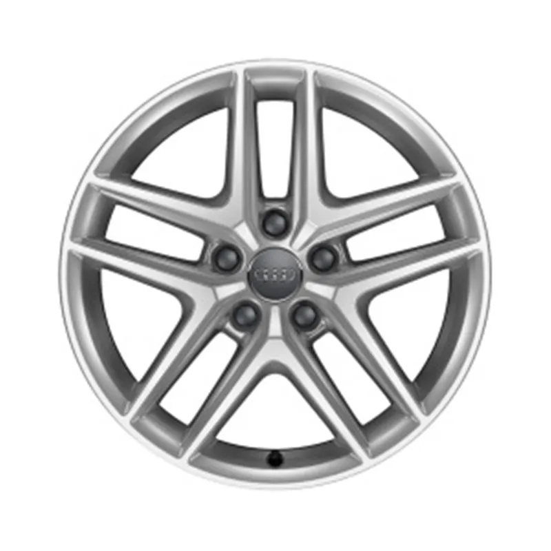 ROUE HIVER EN ALUMINIUM COULÉ STYLE À 5 BRANCHES PARALLÈLES EN V AUDI