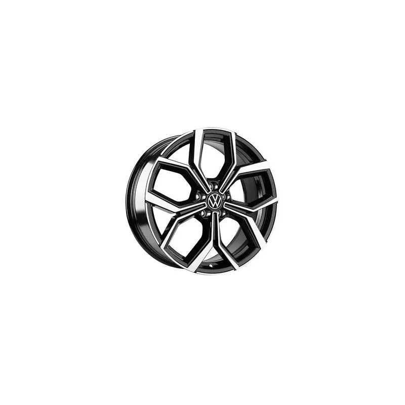 JANTE FARO NOIR FINITION DIAMANTÉE 18 POUCES POLO MQB VW