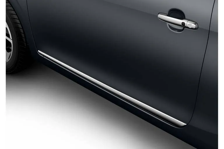 JEU DE BAGUETTES DE PROTECTION LATERALE CHROMEE PEUGEOT