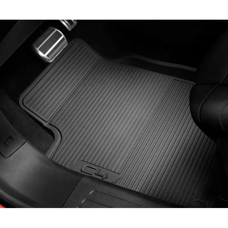 JEU DE TAPIS CAOUTCHOUC EN FORME AVANT ET ARRIERE CITROEN C3