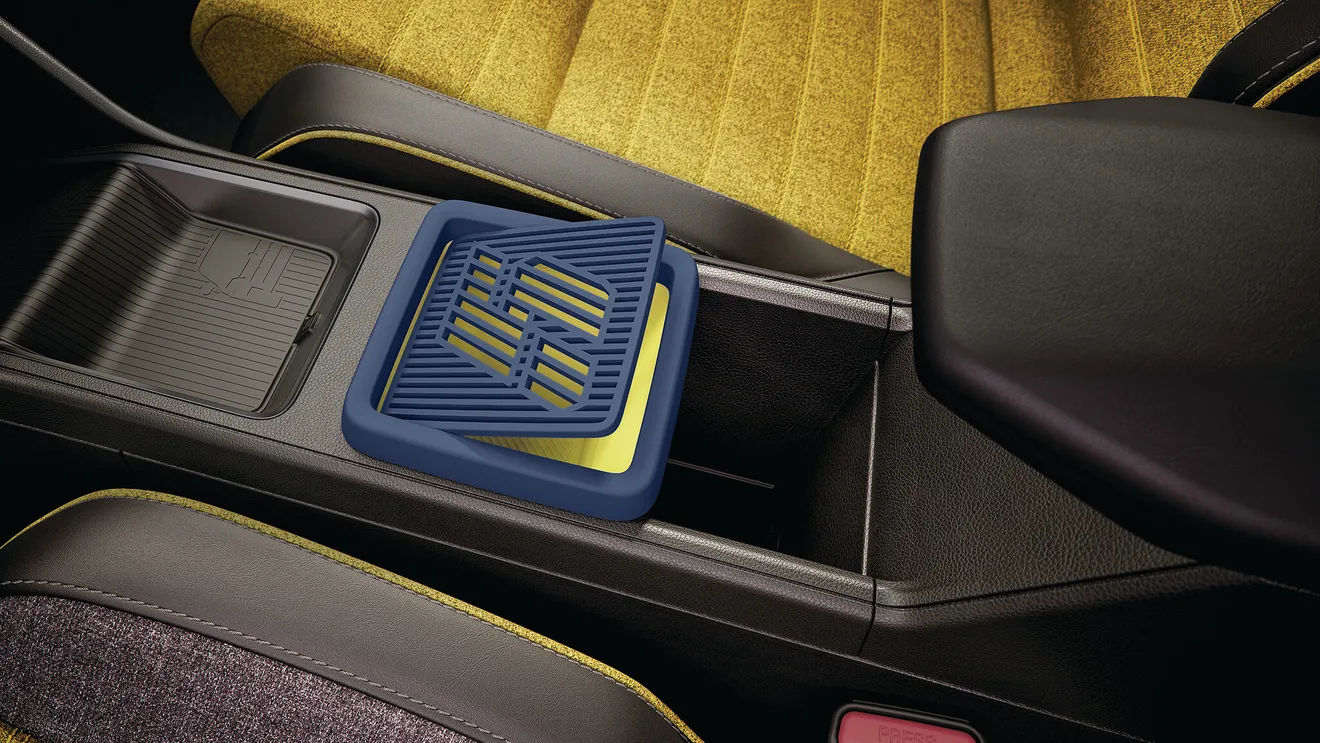 COUVERCLE NUMBER5 BLEU POUR PETIT RANGEMENT CENTRAL RENAULT