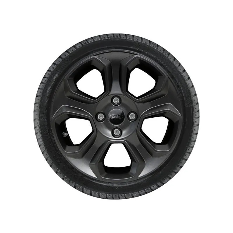 ECOSPORT ROUE COMPLÈTE HIVER ALLIAGE 16 MODÈLE À 5 BRANCHES NOIR 2017 FORD