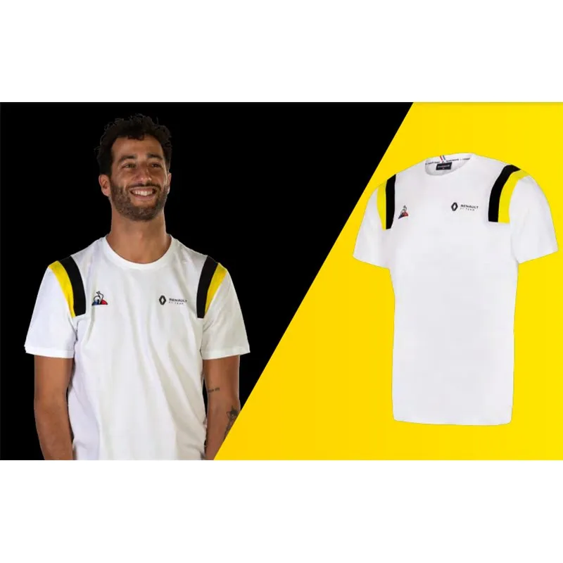 TEE-SHIRT HOMME BLANC RENAULT
