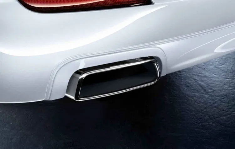 EMBOUTS D'ÉCHAPPEMENT 535I, CHROME, DESIGN 8 CYLINDRES BMW