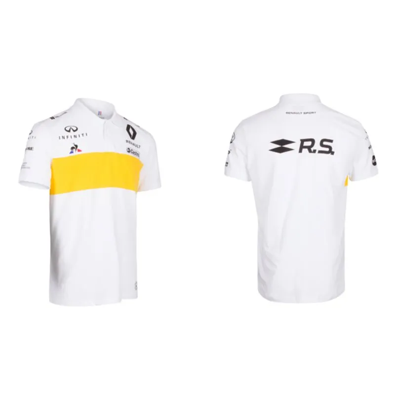 POLO BLANC HOMME F1 RENAULT