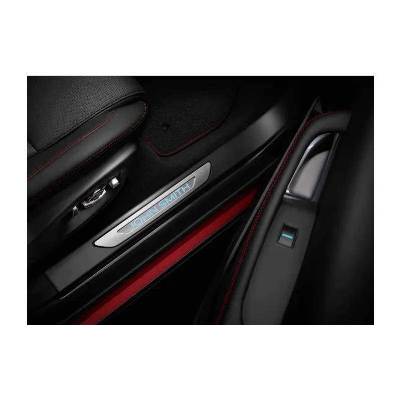 PLAQUES DE SEUIL – PERSONNALISÉES, ILLUMINÉES, EBONY POUR E-PACE JAGUAR