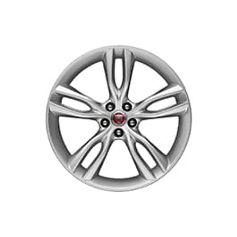 JANTES EN ALLIAGE 20 À 5 BRANCHES DOUBLES « STYLE 5071 » FINITION SILVER JAGUAR