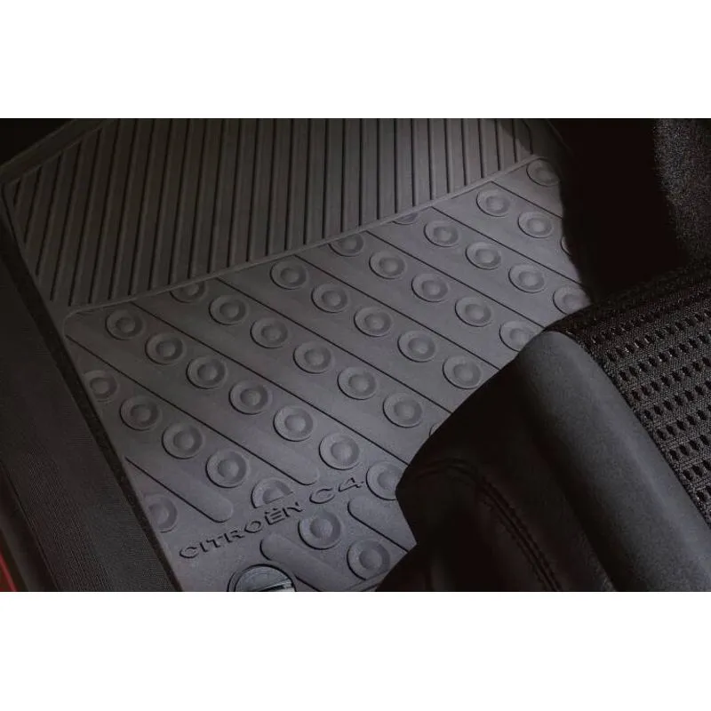 JEU DE TAPIS CAOUTCHOUC AVANT ET ARRIERE CITROEN