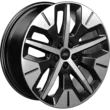 JANTE EN ALLIAGE 19" AVANT, MODÈLE À 5 BRANCHES, ABSOLUTE BLACK ET BRIGHT MACHINED FORD