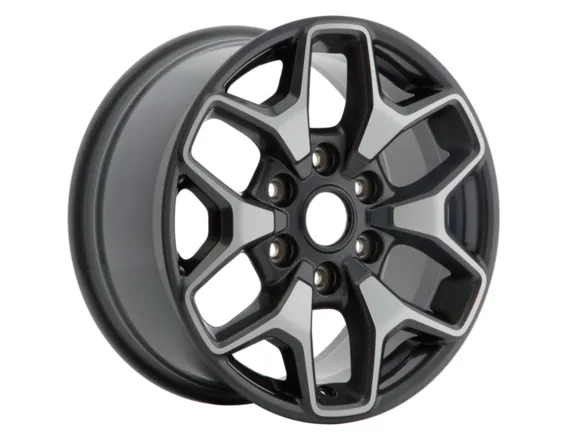 JANTE EN ALLIAGE 17" MODÈLE À 6 BRANCHES, MACHINED CARBONIZED GREY FORD