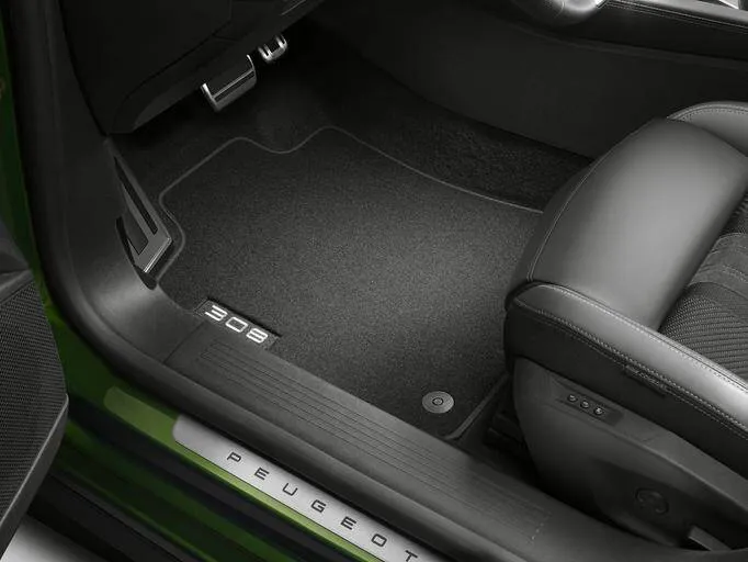 JEU DE TAPIS VELOURS AVANT ET ARRIERE PEUGEOT