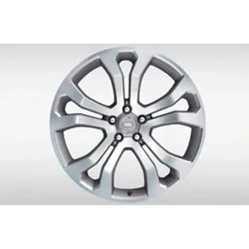 JANTE EN ALLIAGE FORGÉE 22 À 5 DOUBLES BRANCHES STYLE 5014 - FINITION LIGHT SILVER POLIE CÉRAMIQUE LAND ROVER