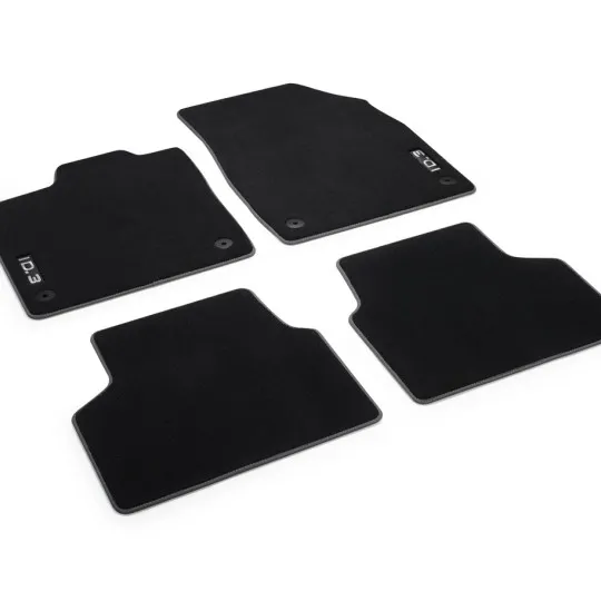 JEU DE 4 TAPIS TEXTILE PREMIUM POUR ID.3 VW