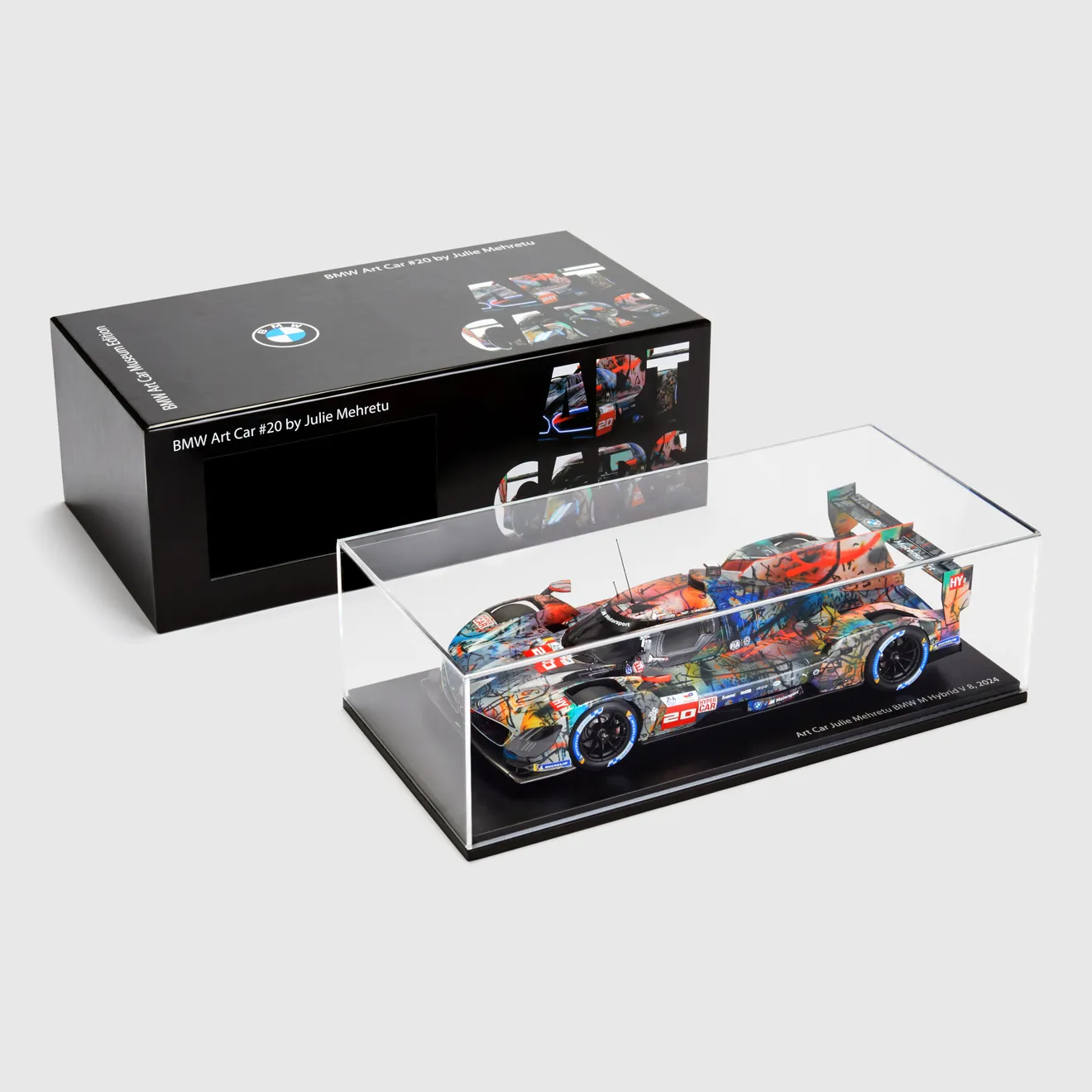 BMW MINIATURE ART CAR #20 JULIE MEHRETU, M HYBRID V8