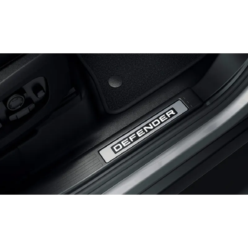 SEUIL DE PORTE LUMINEUX EBONY -POUR DEFENDER 110, CÔTÉ GAUCHE LAND ROVER