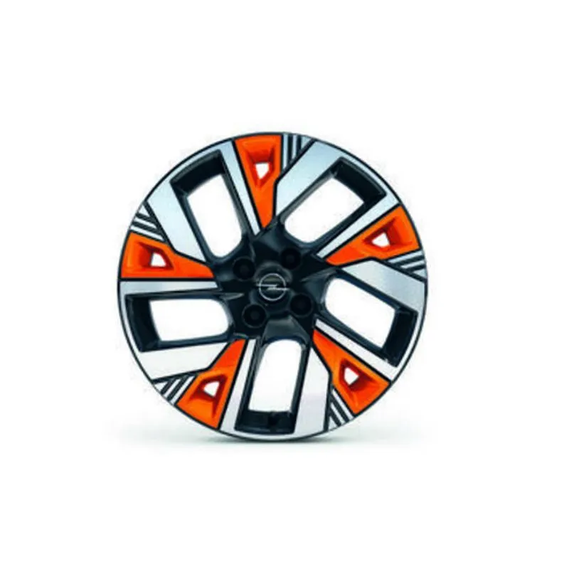 CLIPS DE JANTES JEU DE 4 - POWER ORANGE OPEL