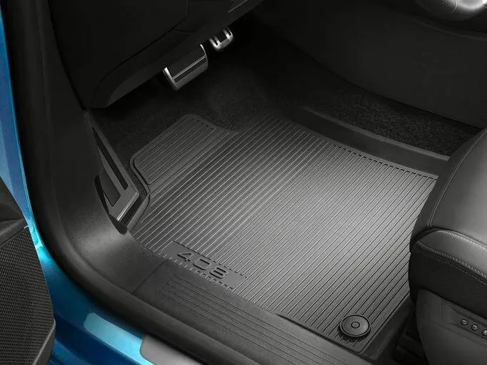 JEU DE TAPIS CAOUTCHOUC EN FORME AVANT PEUGEOT