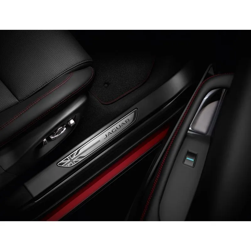 PLAQUES DE SEUIL UNION JACK EBONY AVANT MY21 JAGUAR
