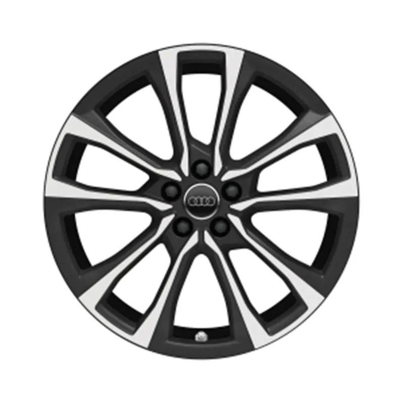 ROUE HIVER EN FONTE D'ALUMINIUM STYLE 5 V BRANCHES PILLEUS, REVERSE AUDI