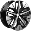 JANTE EN ALLIAGE 19" AVANT, MODÈLE À 5 BRANCHES, ABSOLUTE BLACK ET BRIGHT MACHINED FORD